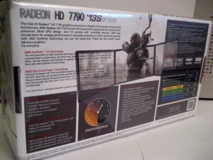 Club3D Radeon HD 7790 Package Back