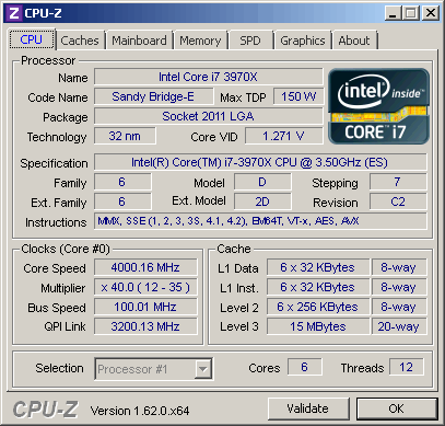 Core i7-3970X CPU-z