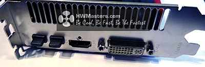 Club3D Radeon HD 7850 (CGAX-7856) Display Outs