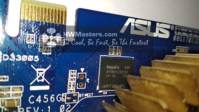 ASUS 8600 GT EN8600GT/HTDP/256M PCB GDDR3 Memory