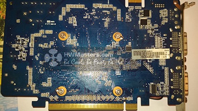 ASUS 8600 GT EN8600GT/HTDP/256M PCB BACK