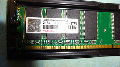Transcend 512MB DDR400