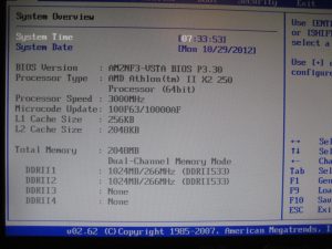 AM2NF3-VSTA Bios System Overview