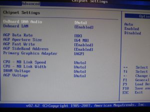 AM2NF3-VSTA Bios Chipset Settings