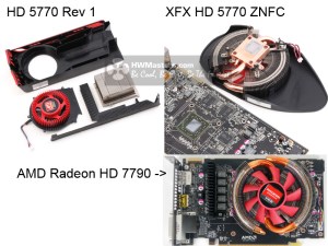 XFX Radeon HD 5770 сравнение охлаждения