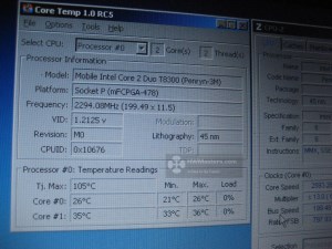 T8300 Core Temp
