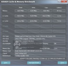 T8300 @ Toshiba Satellite C660