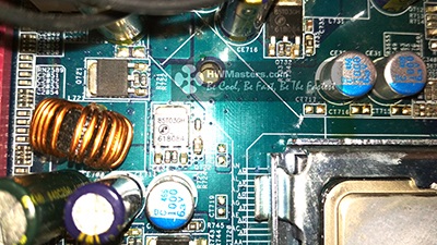 AsRock 775Dual-VSTA VRM CPU MOSFET
